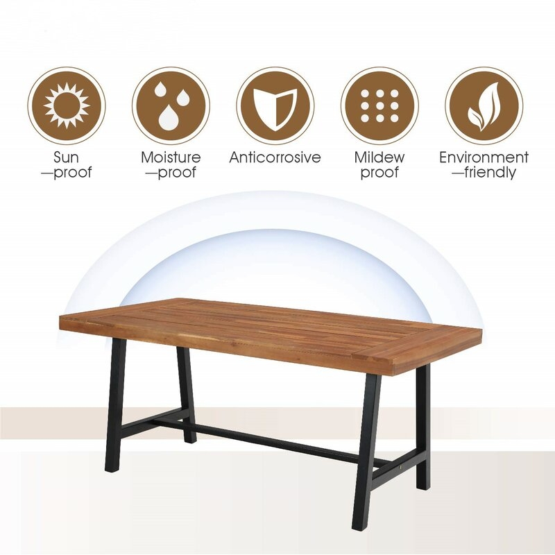Aldford Wooden Dining Table - Image 1