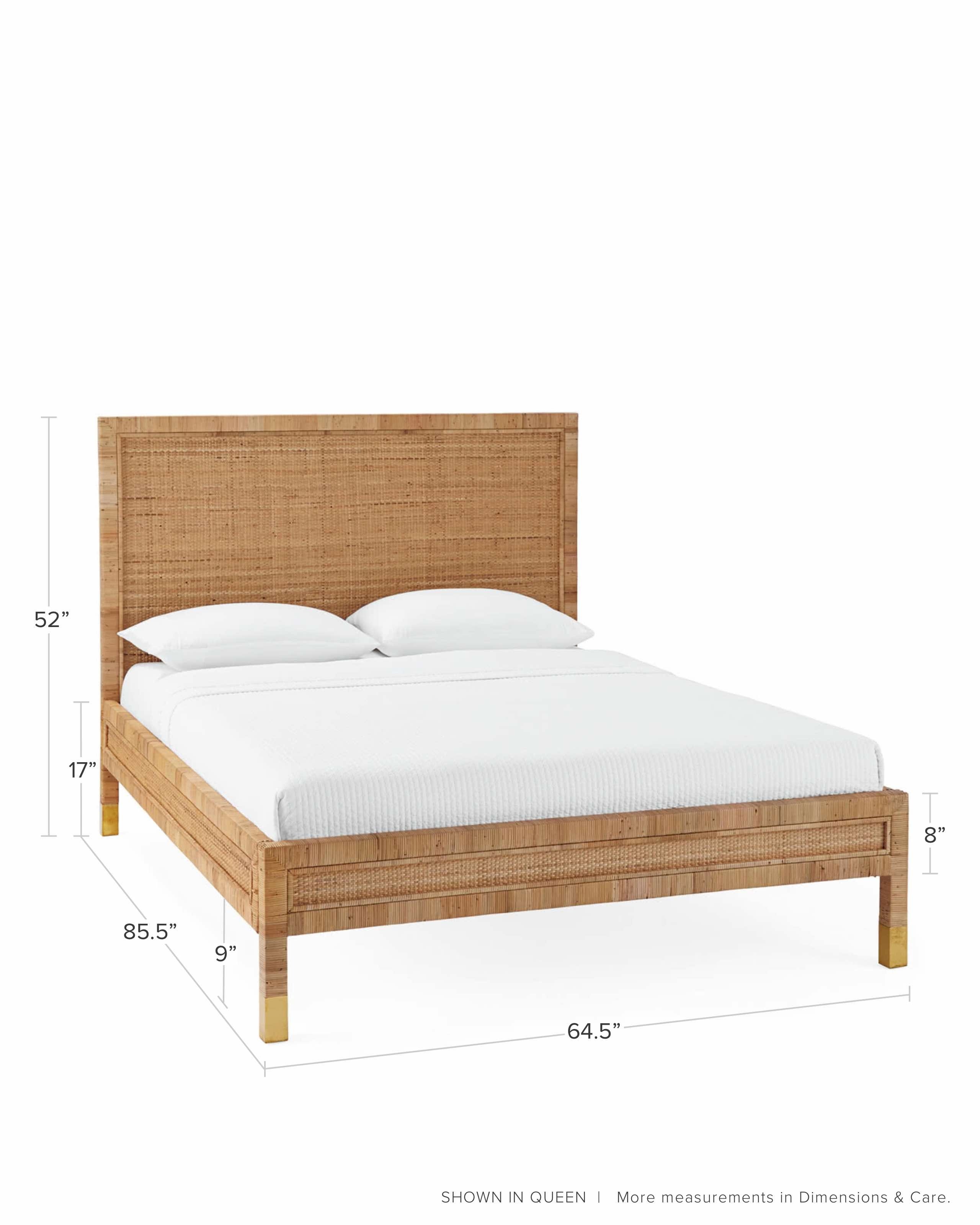 Balboa Rattan Bed - Image 1