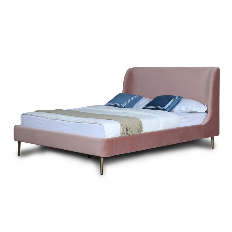 Graeme Upholstered Platform Bed - Image 1