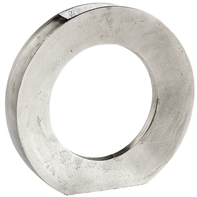 Raw Nickel Metal Table Vase - Image 0