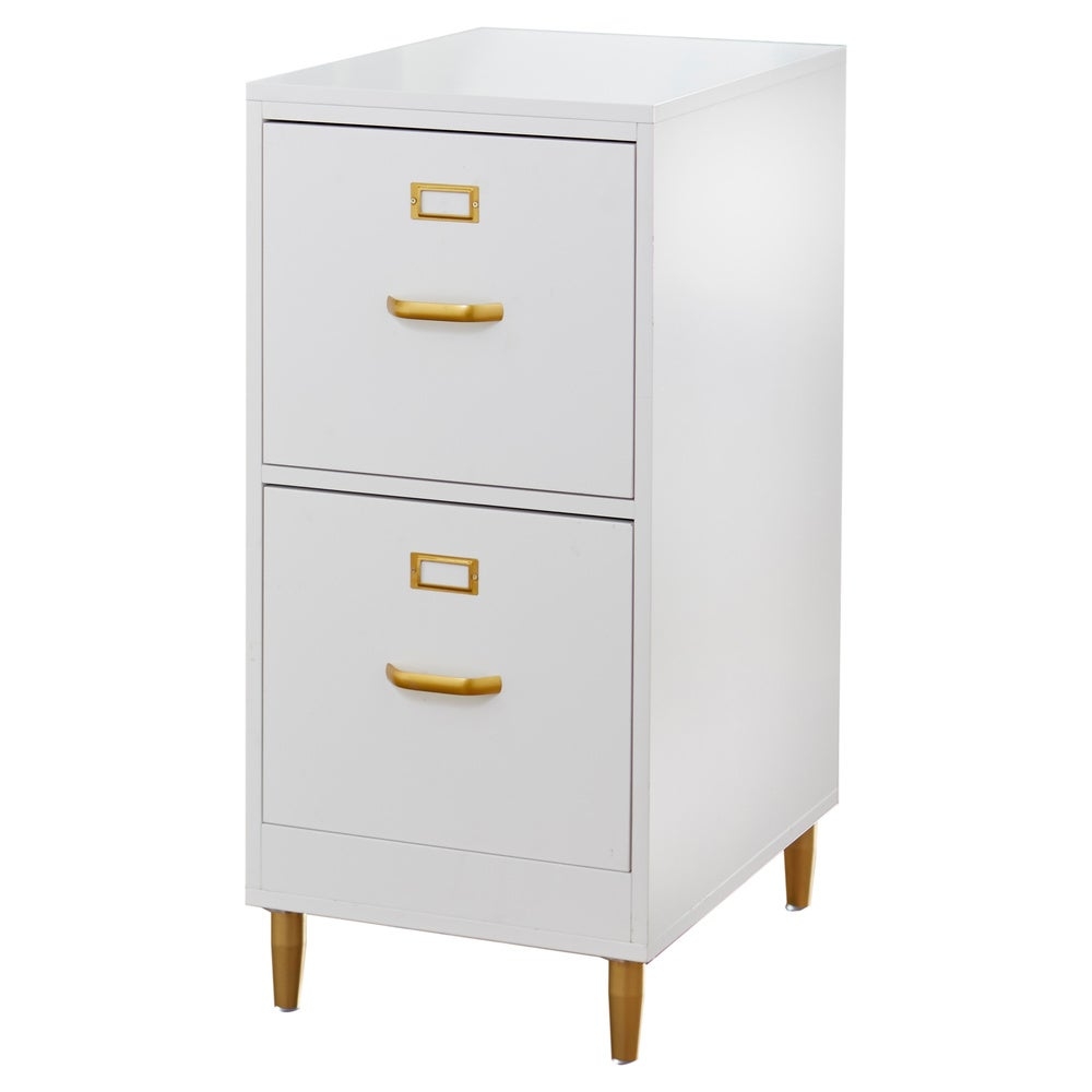 Carson Carrington Erfjord 2-drawer File Cabinet - White - Image 0