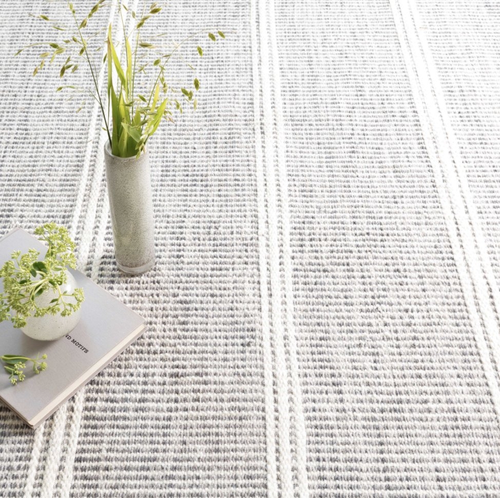 MALTA GREY WOVEN WOOL RUG - Image 1