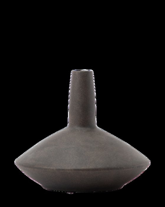 Brown Long Necked Vase - Image 3