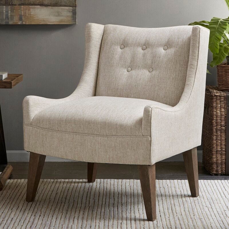Poff Wide Tufted Armchair - Image 1