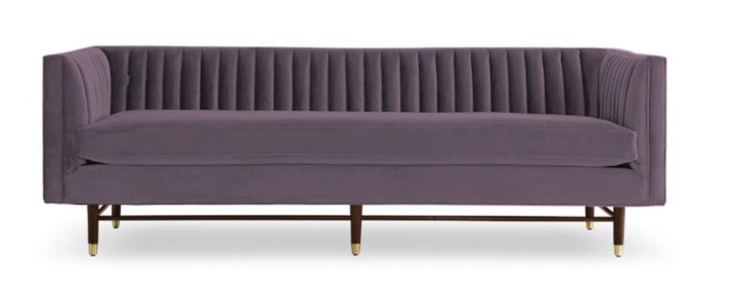 Purple Chelsea Mid Century Modern Sofa - Royale Lavender - Medium - Image 0