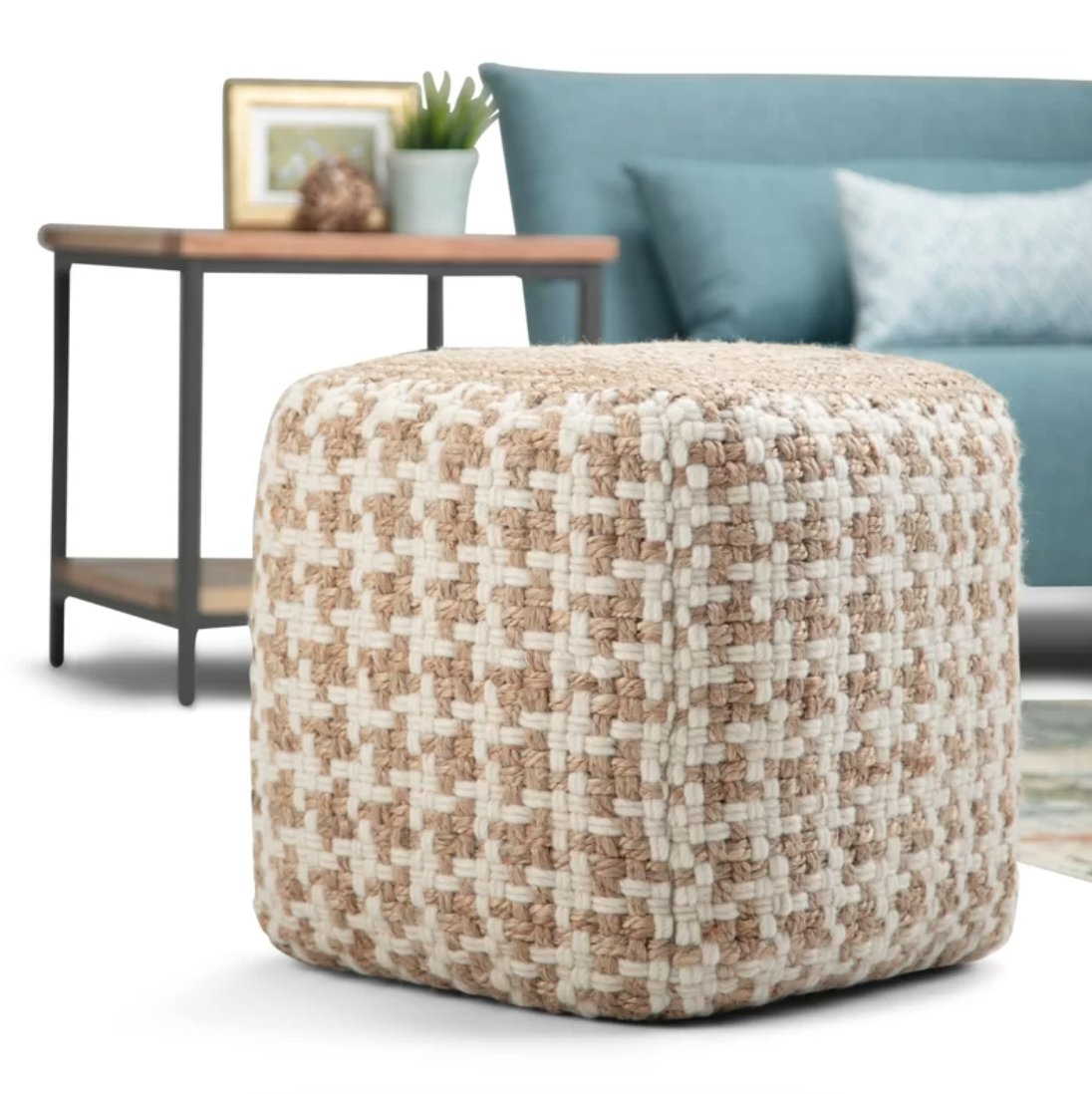 Kennard Upholstered Pouf - Image 2