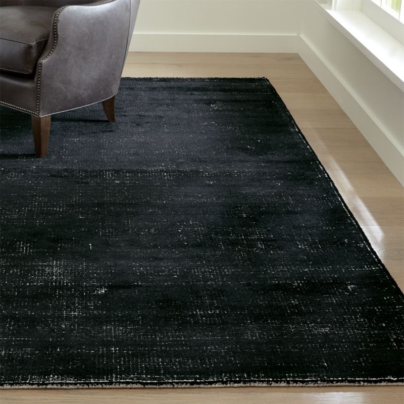 Vaughn Modern Black Rug 8'x10' - Image 2