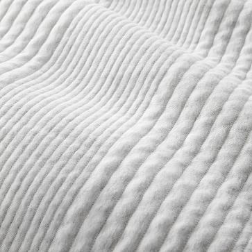 Cotton Jersey Cloud Duvet, King, Light Heather Gray - Image 1