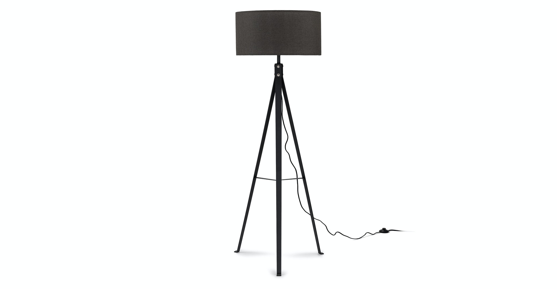 Treo Black Floor Lamp - Image 1