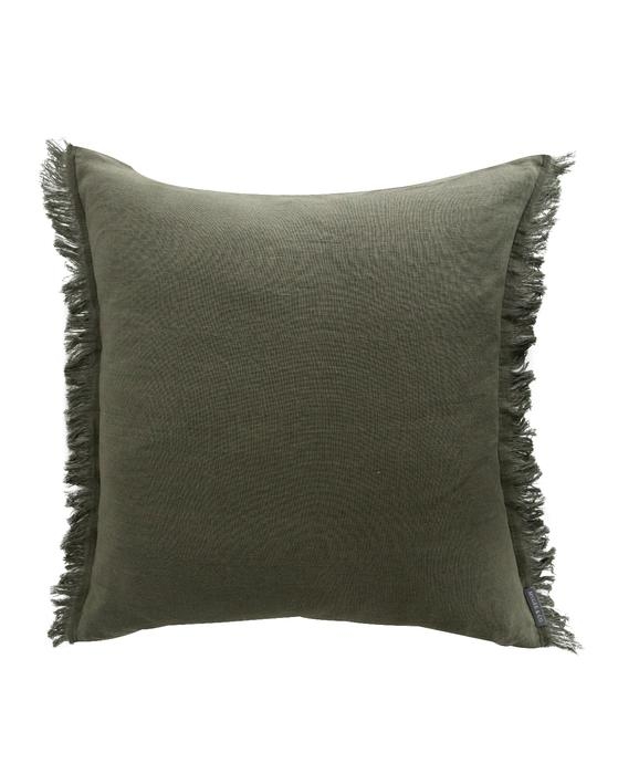 Hazelton Pine Fringed Pillow Cover, 24" x 24" - Image 0