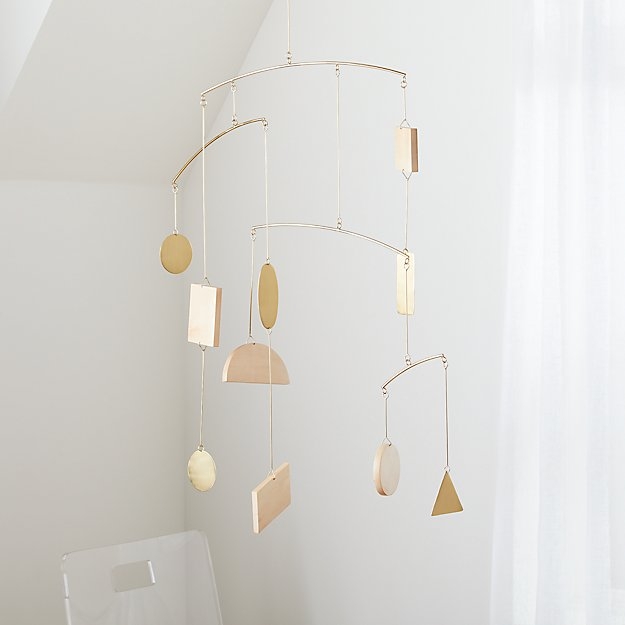 Simple Shapes Geometric Baby Mobile - Image 0