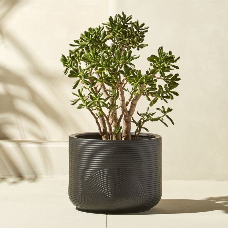 zen small black planter - Image 5