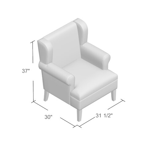 Meade Wingback Chair - Image 2