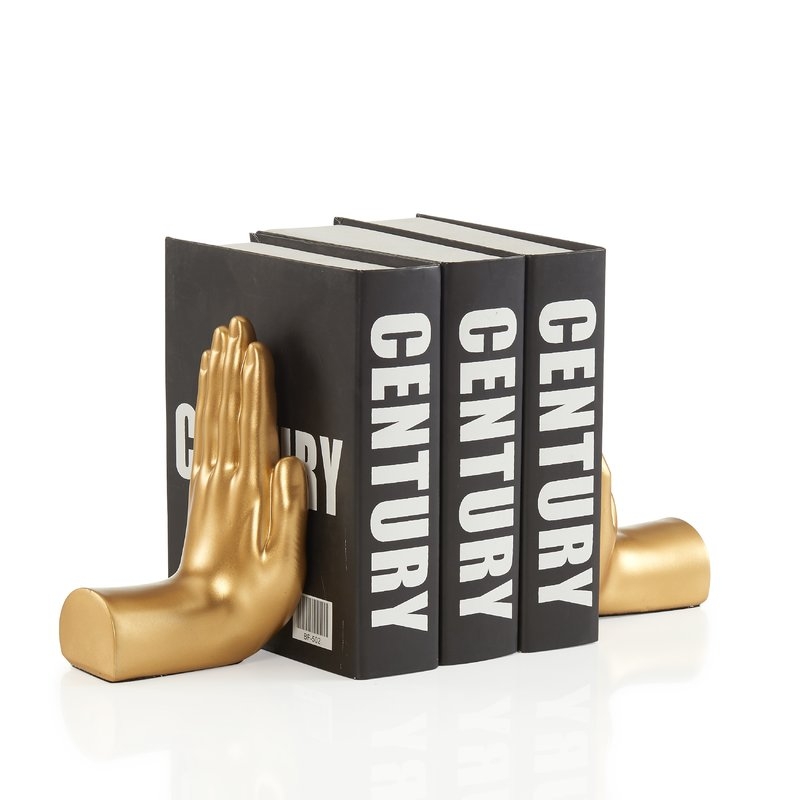 Hand Book End - Gold - Image 1