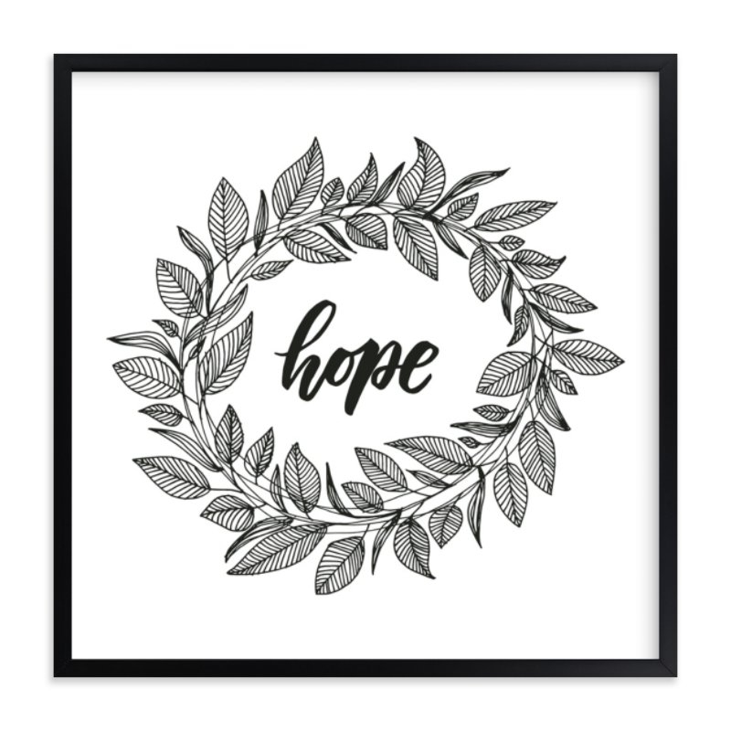 Hope Wreath , black - Image 0