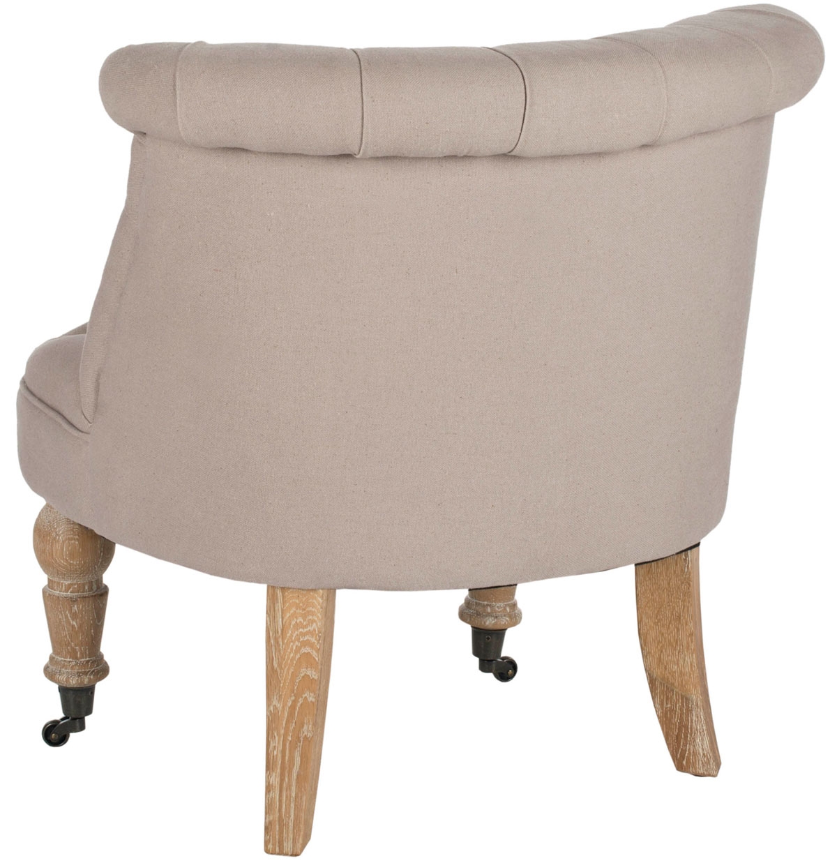 Carlin Tufted Chair - Taupe/White Wash - Arlo Home - Image 1