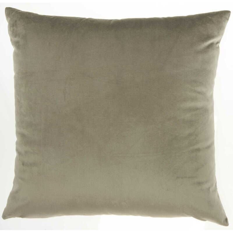 Beige Metallic Marble Throw Pillow - Image 1