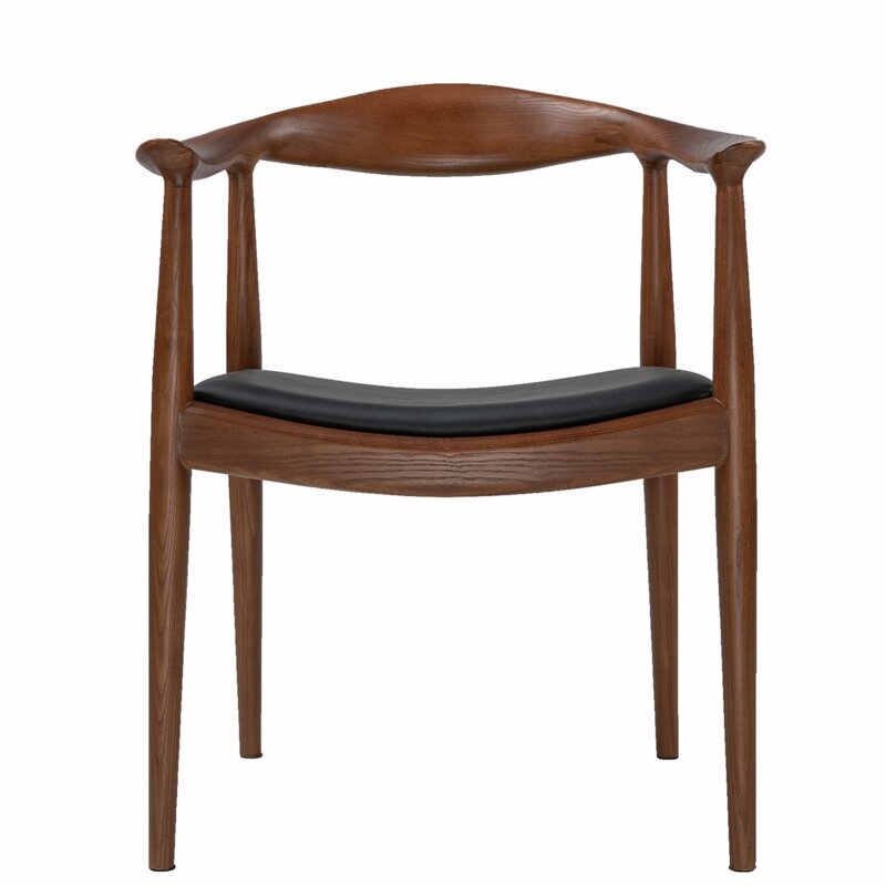 Burtt Solid Wood Non-assembly Conference Presidential Chair - Image 0