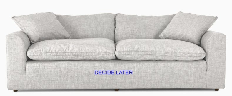 Bryant Mid Century Modern Sofa - "Decide Later" fabric - Image 0