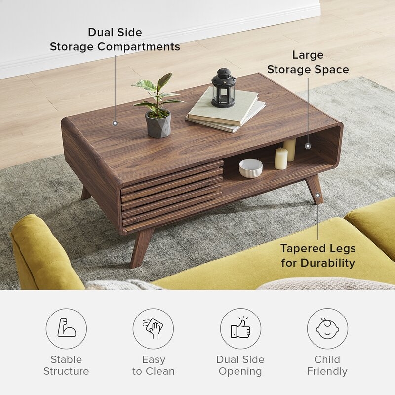 Lorccan Coffee Table with Storage - Image 2