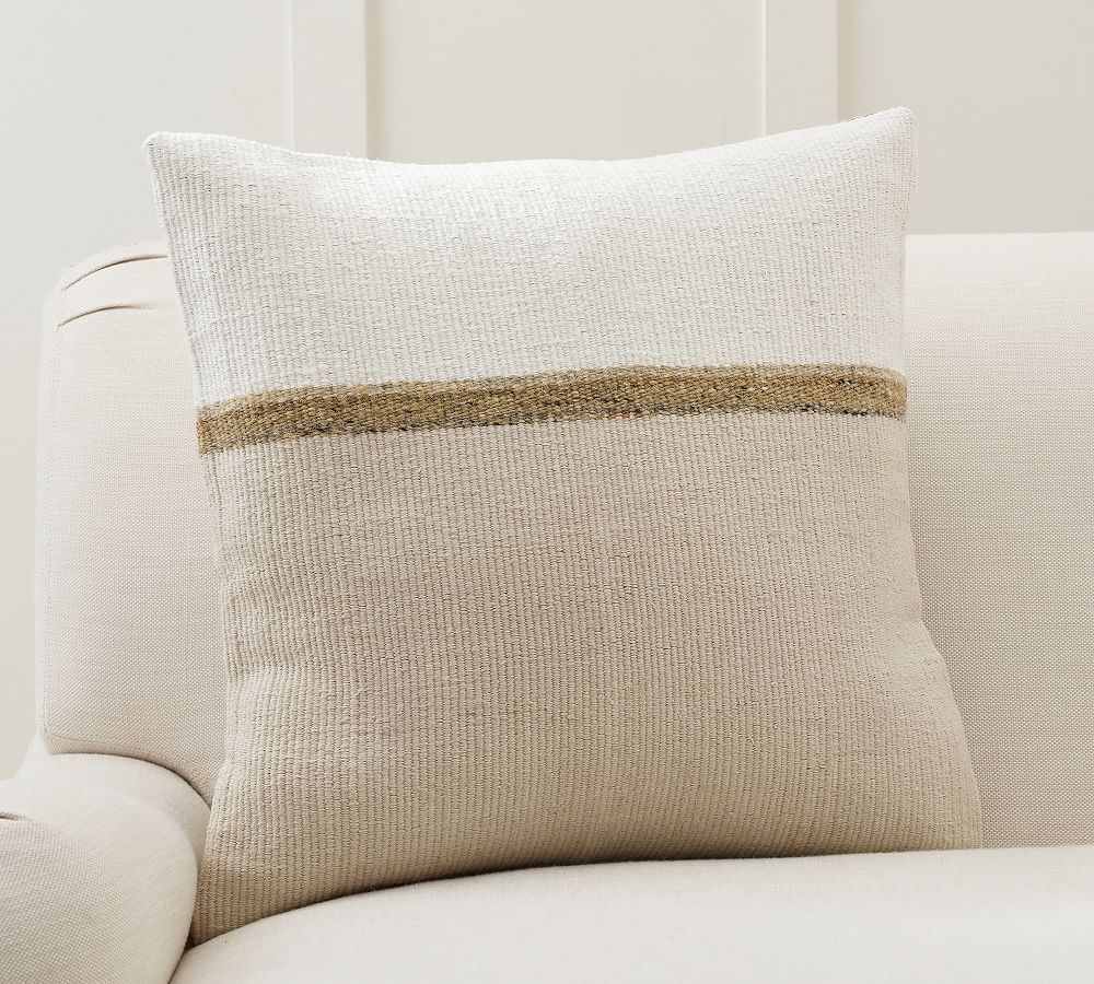 Darren Textured Pillow Cover, 22 x 22", Neutral Multi - Image 0