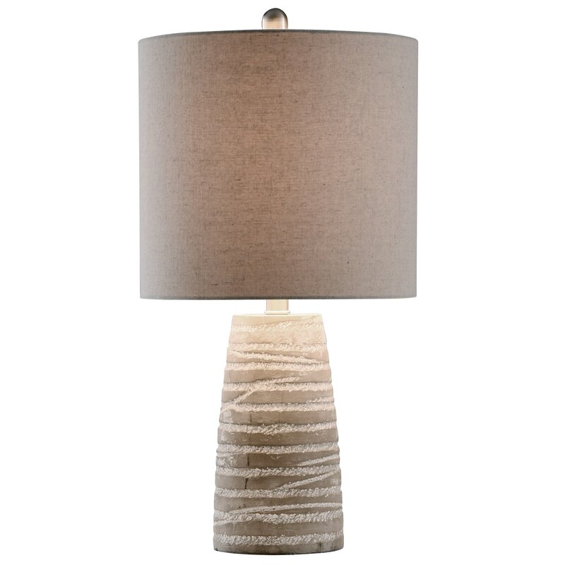 Barros 24" Gray Washed Table Lamp - Image 0