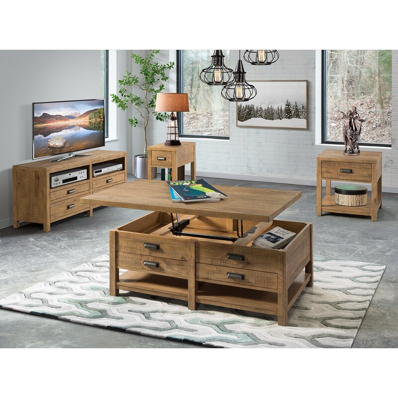 Renee Lift Top Coffee Table with Storage - Image 3