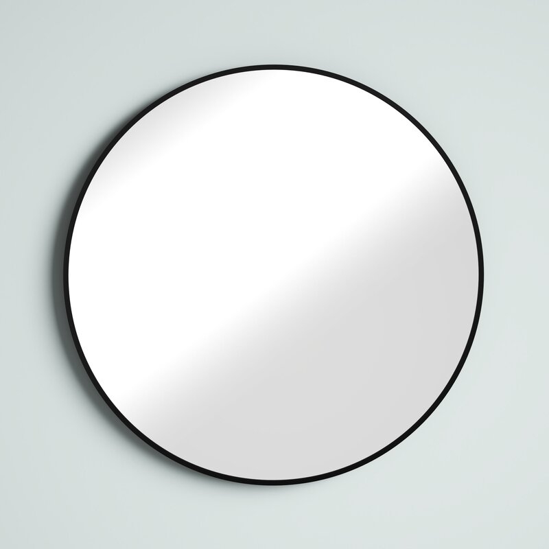 Modern Metal Wall Mirror With Stainless Steel Frame - Image 0