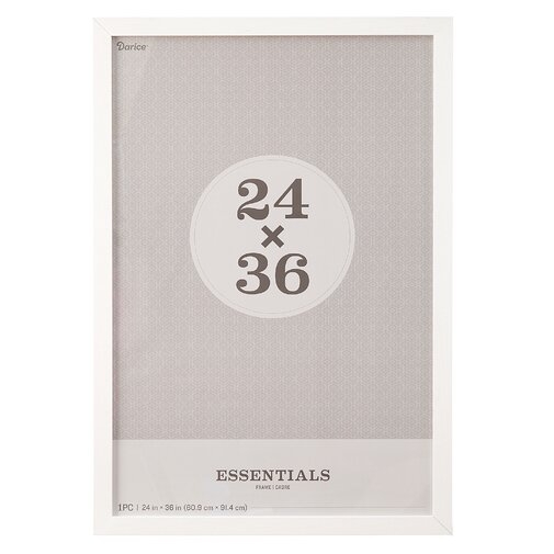 Rosetta Essentials Picture Frame - White - 24" x 36" - Image 0