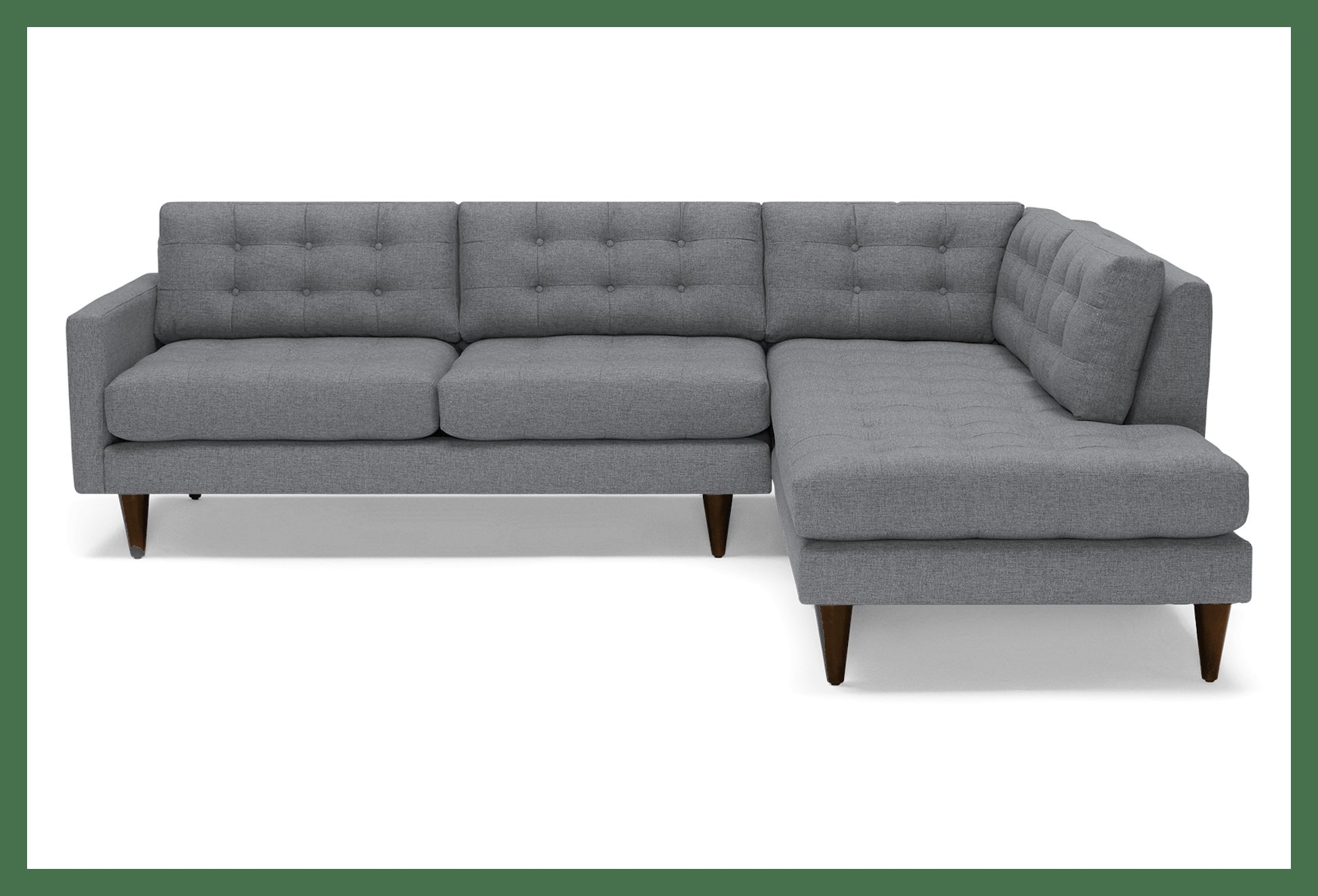 Eliot Sectional with Bumper (2 piece) LEFT Orientation - Image 1