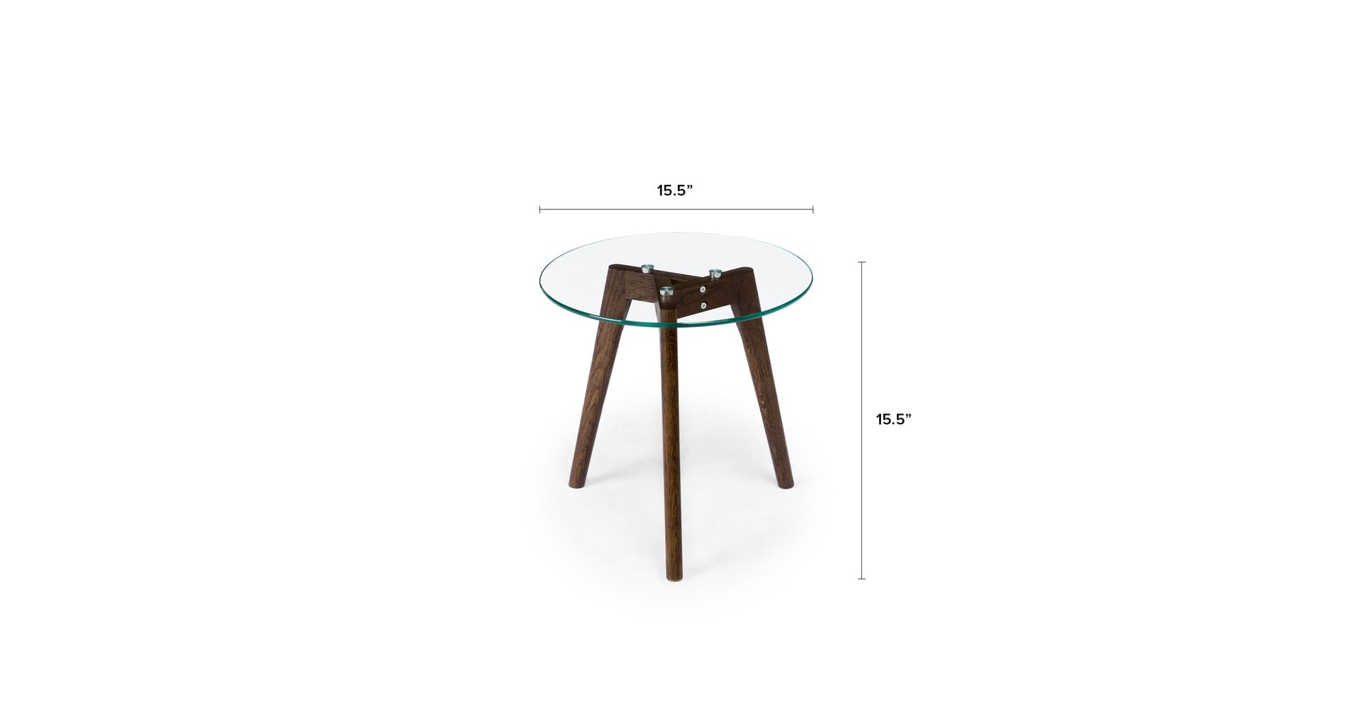 Clarus Walnut Side Table - Image 5