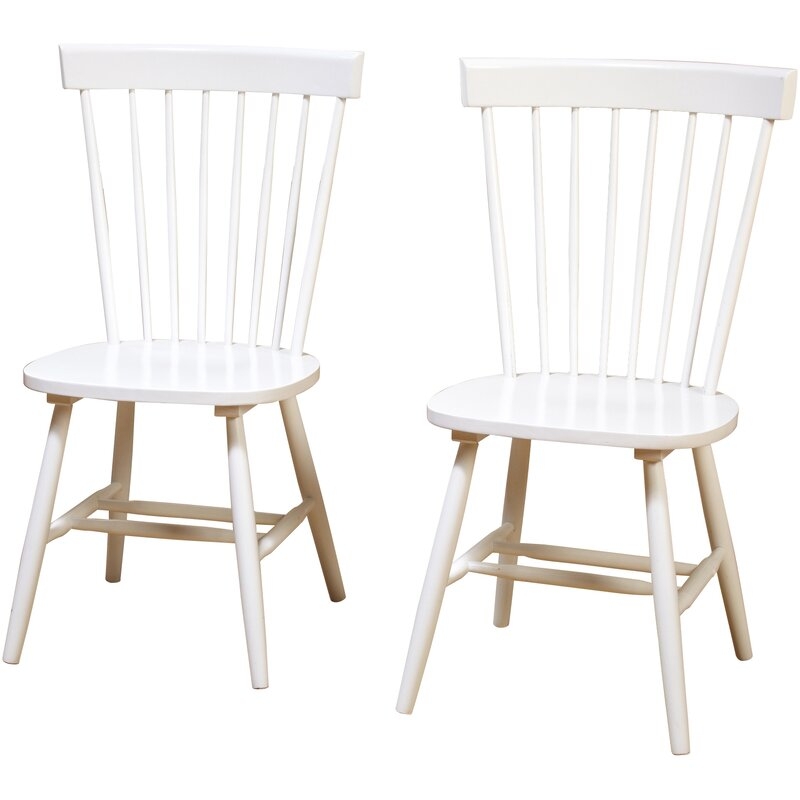 Roudebush Solid Wood Dining Chair, set of 2 - Image 0