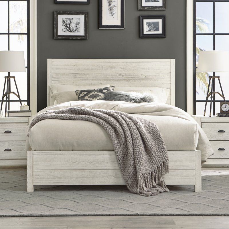 Montauk Panel Bed, Rustic Off White - Image 0