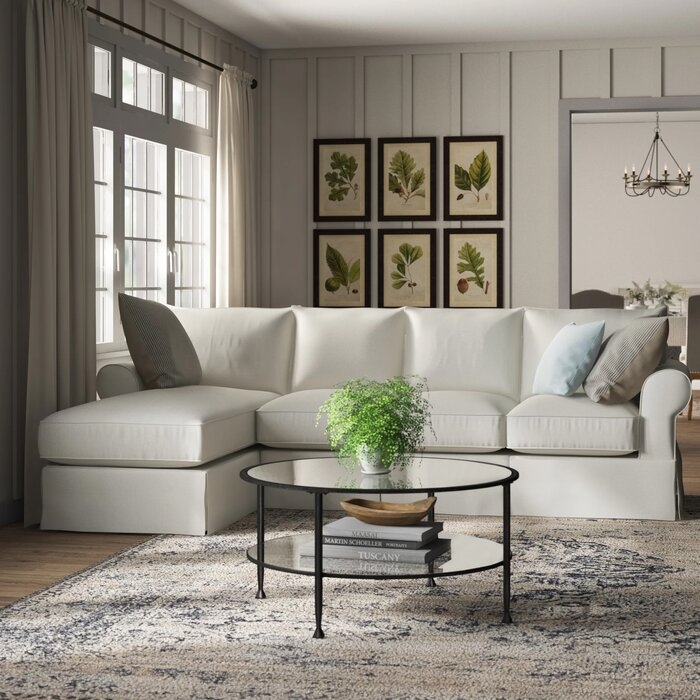 Jameson Upholstered Sofa with Chaise - Left Chase - Image 1