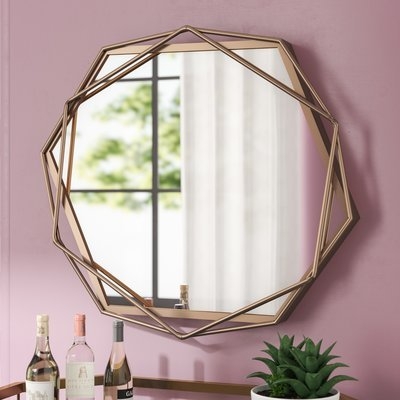 Dekalb Modern & Contemporary Distressed Accent Mirror - Image 0