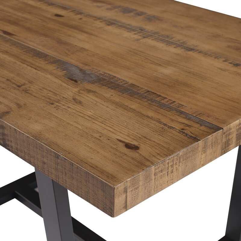Minerva Pine Solid Wood Dining Table - Image 2