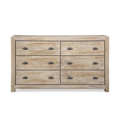 Montauk 6 Drawer Double Dresser, Driftwood - Image 0