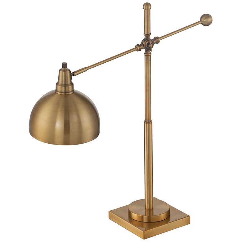 Lite Source Cupola Brushed Brass Desk Lamp - Image 4