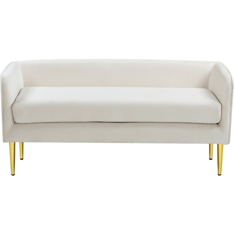 Manuel Upholstered Bench - Cream - Image 0