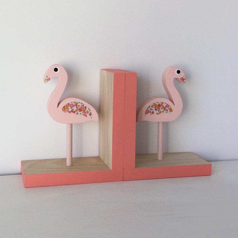 Flamingo Book Ends - Image 1