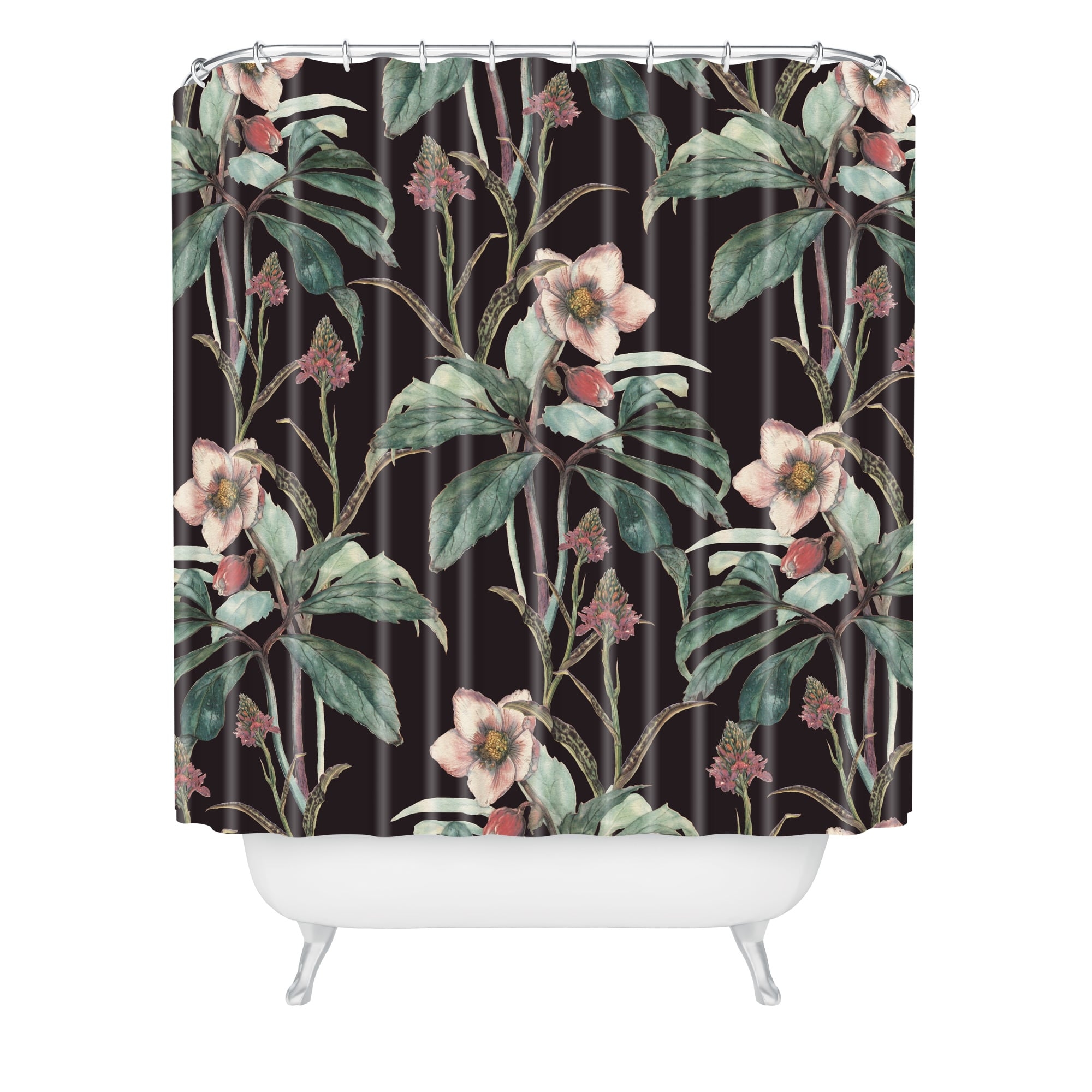 Dramatic Garden by CayenaBlanca - Shower Curtain Standard 71" x 74" - Image 0