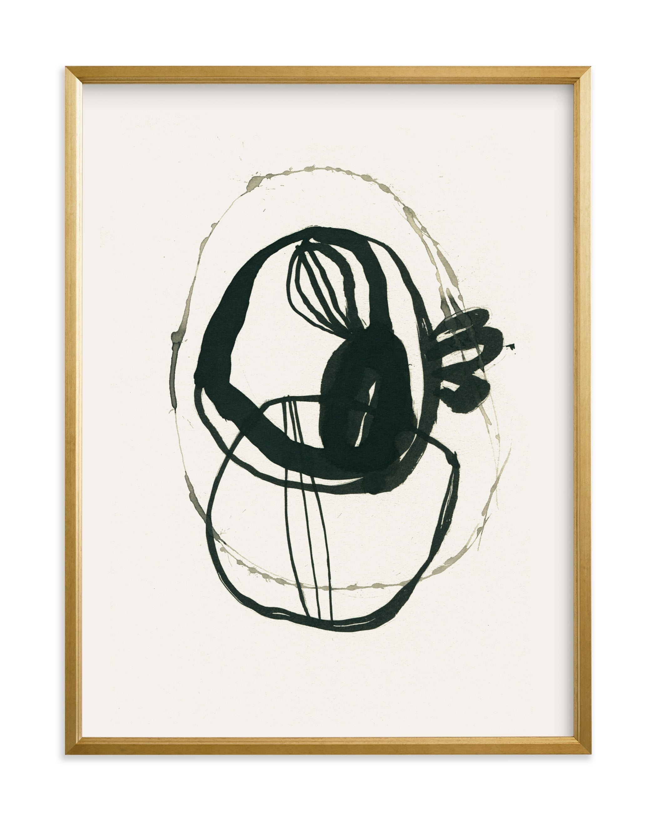 Black 03 Art Print - Image 0