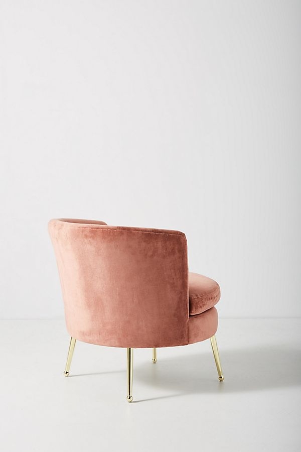 Cynthia Petite Accent Chair - Pink - Image 4