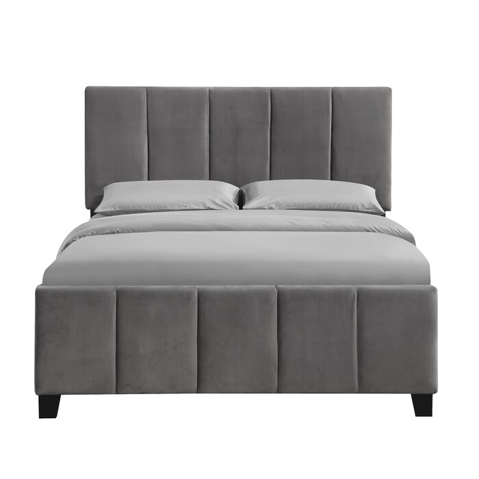 Casandra Upholstered Low Profile Standard Bed - Image 0