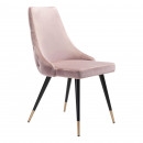 Piccolo Dining Chair Pink Velvet, Set of 2 - Image 1