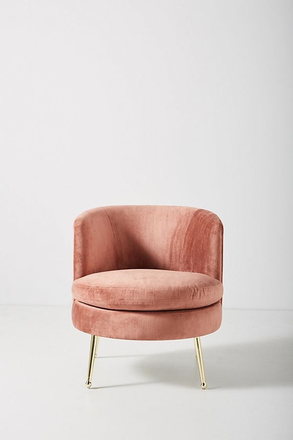 Cynthia Petite Accent Chair - Pink - Image 2