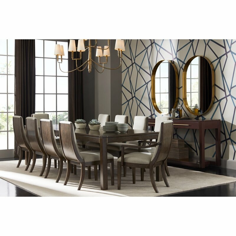 Stanley Furniture Panavista Drop Leaf Dining Table Color: Quicksilver - Image 1