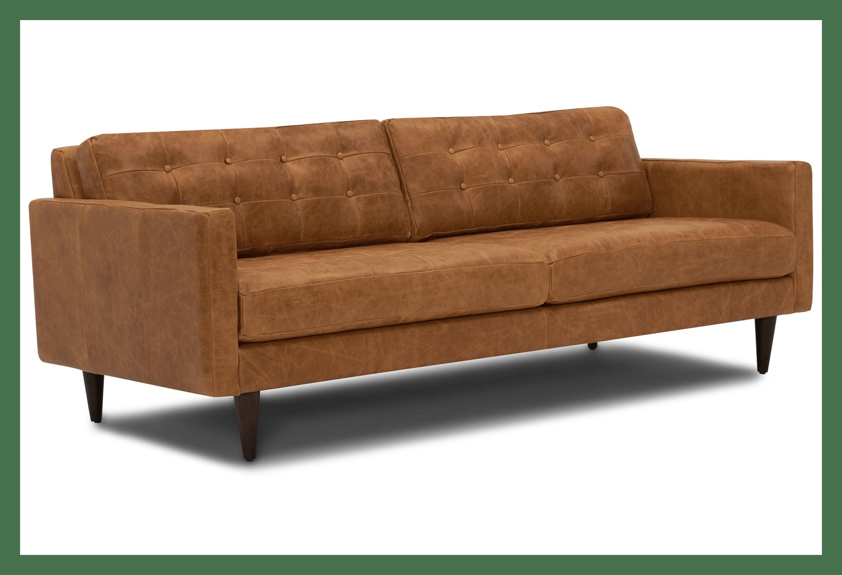 Eliot Leather Sofa - Image 1