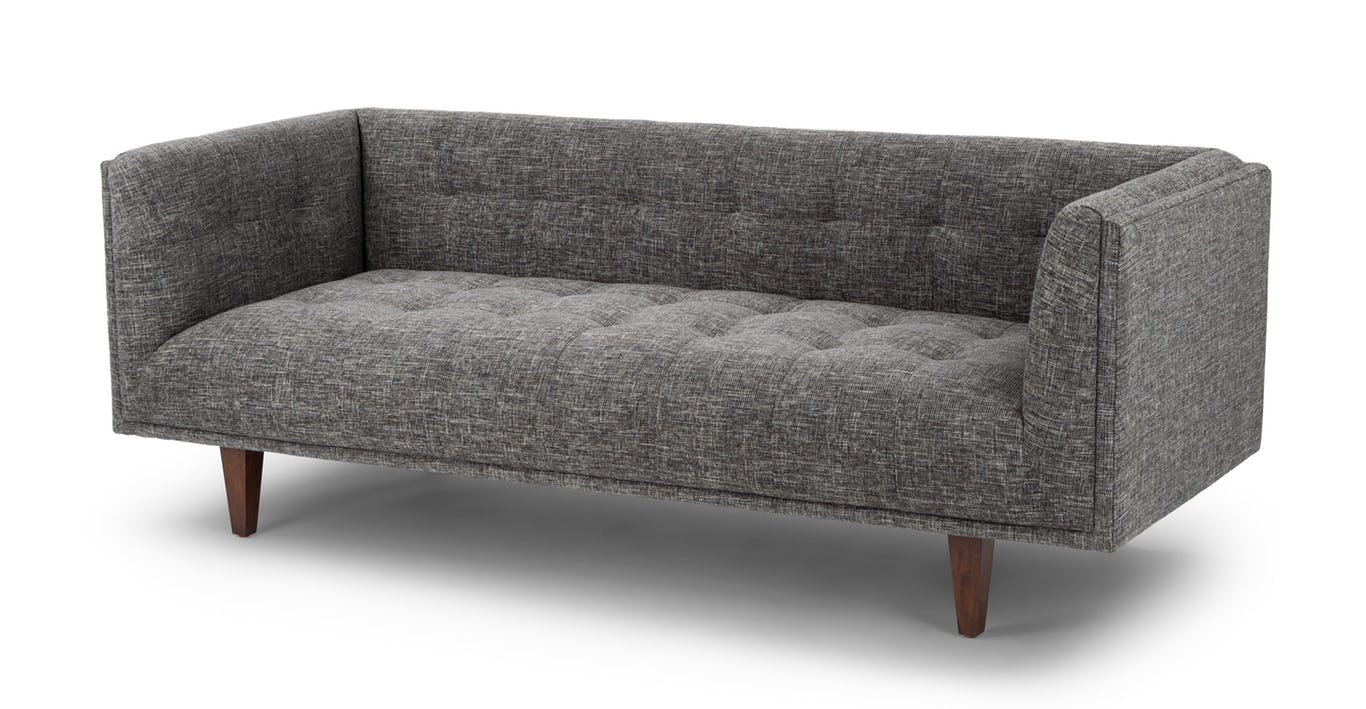 Cirrus Sofa in Briar Gray and Walnut - Image 1