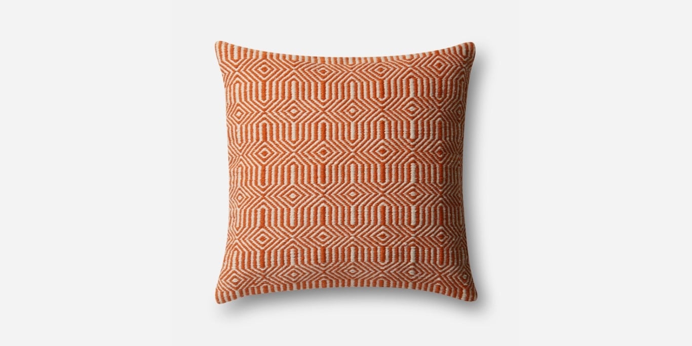 P0339 IN/OUT ORANGE / IVORY - 22" - poly insert - Image 0